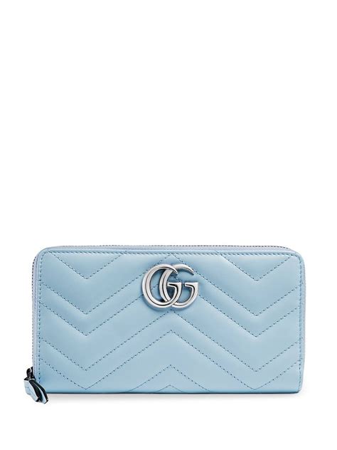 baby blue gucci wallet|Gucci bifold wallet.